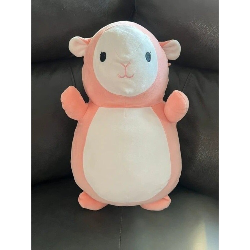 Squishmallows Elsa the Pink Lamb HugMees plush toy